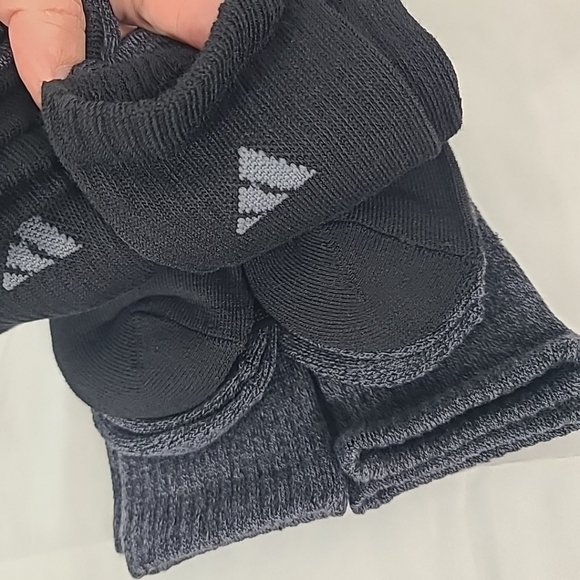 Adidas Men's Cushioned Crew Socks Arch Compression Secure Fit 6-Pair Sz 6-12 - Picture 3 of 5